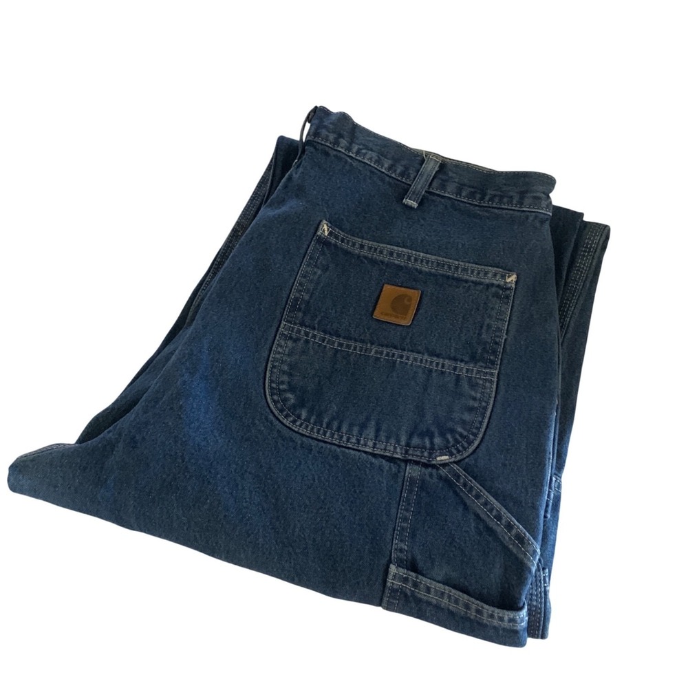 Carhartt Carpenter Pants Jeans Relaxed Fit Size 38x33 Work Streetwear Skater VTG